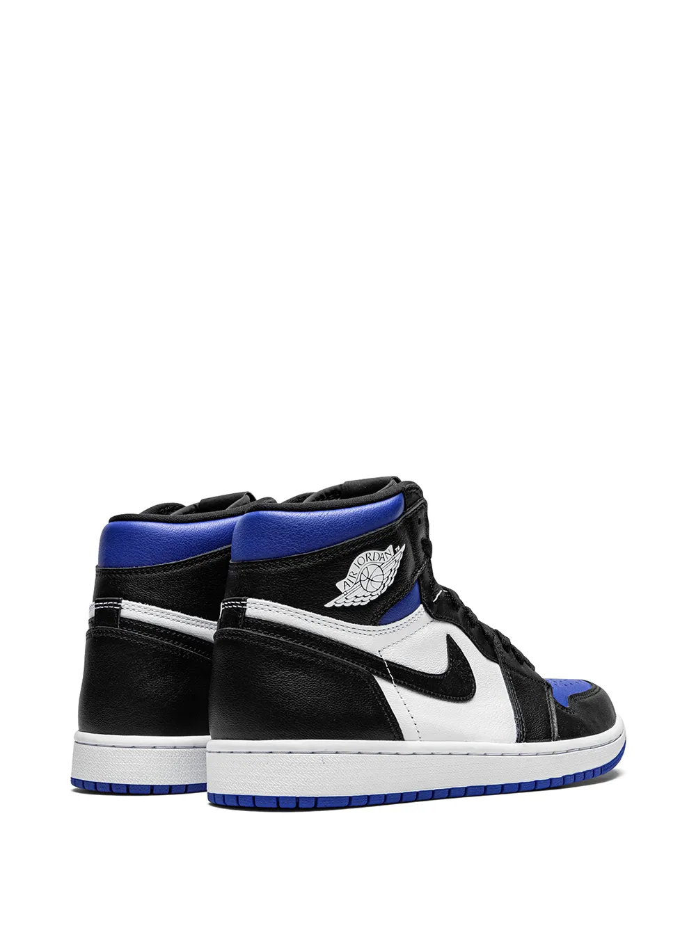 Кроссовки Air  1 Retro High OG Royal Toe Jordan, черный — фото 3