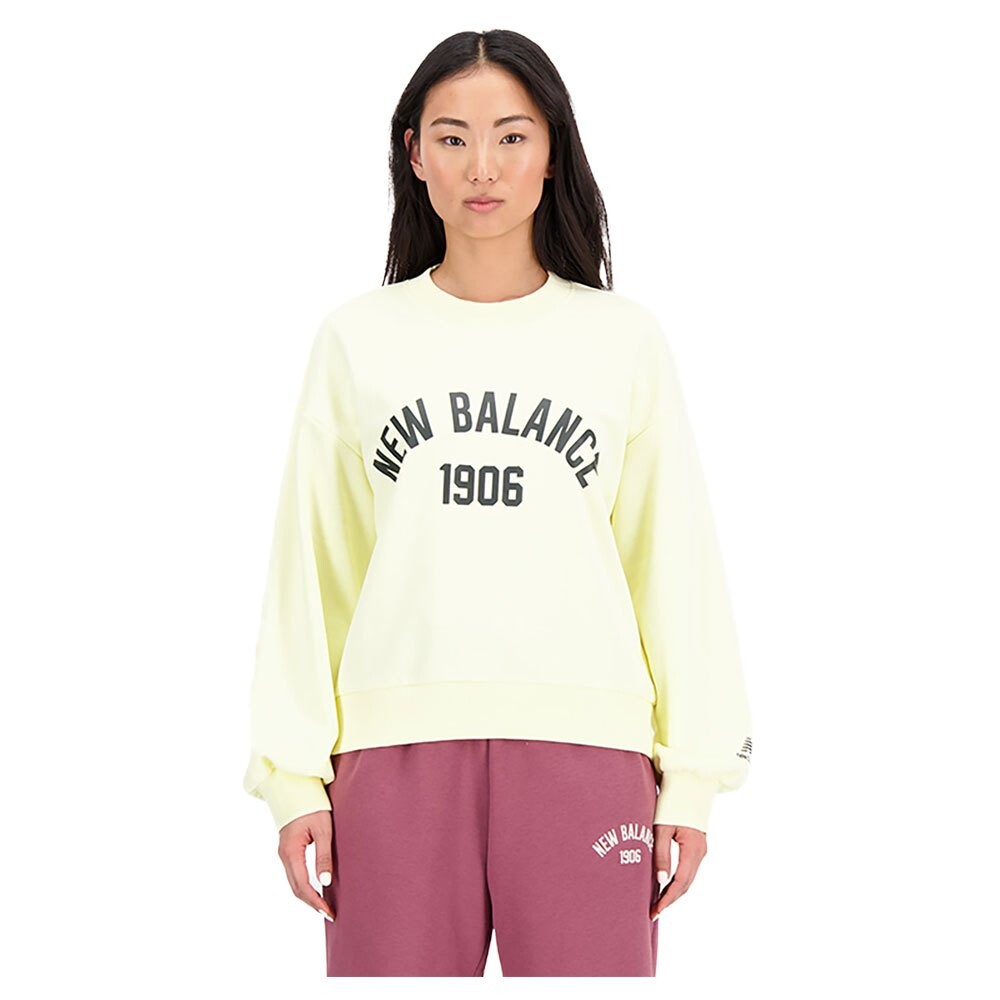 

Толстовка New Balance Essentials Varsity, желтый