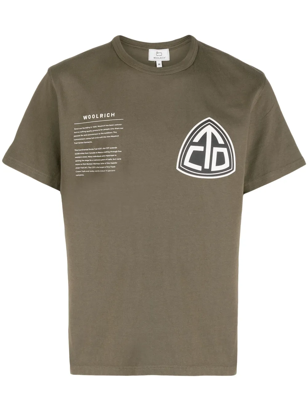 

Футболка с логотипом Woolrich, зеленый