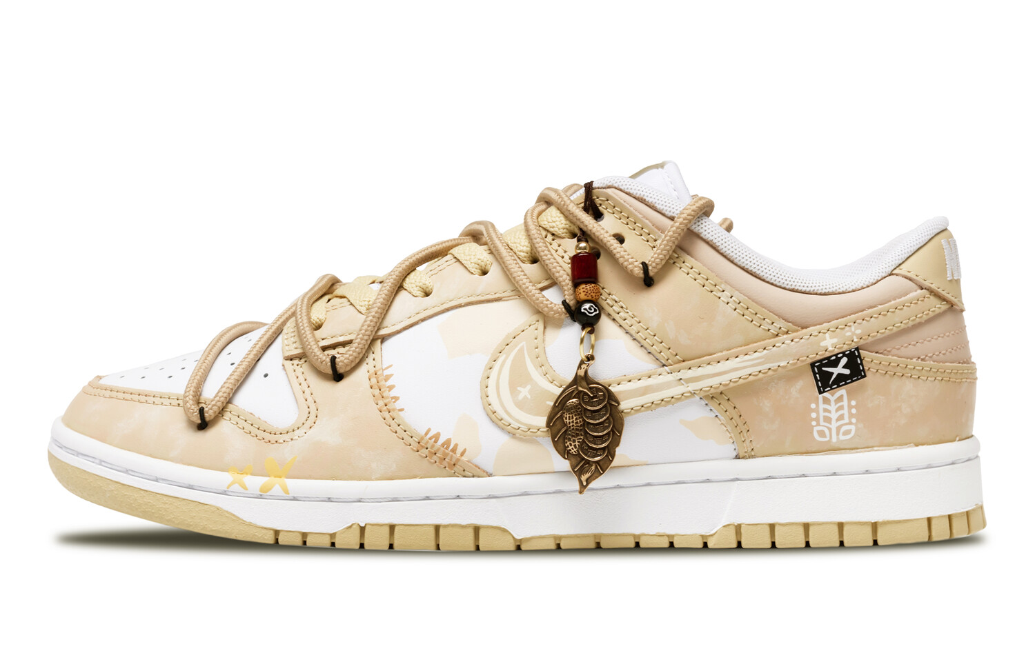 

Кроссовки Nike Dunk Skateboarding Shoes Men Low-top White/yellow, цвет White/Varsity Maize