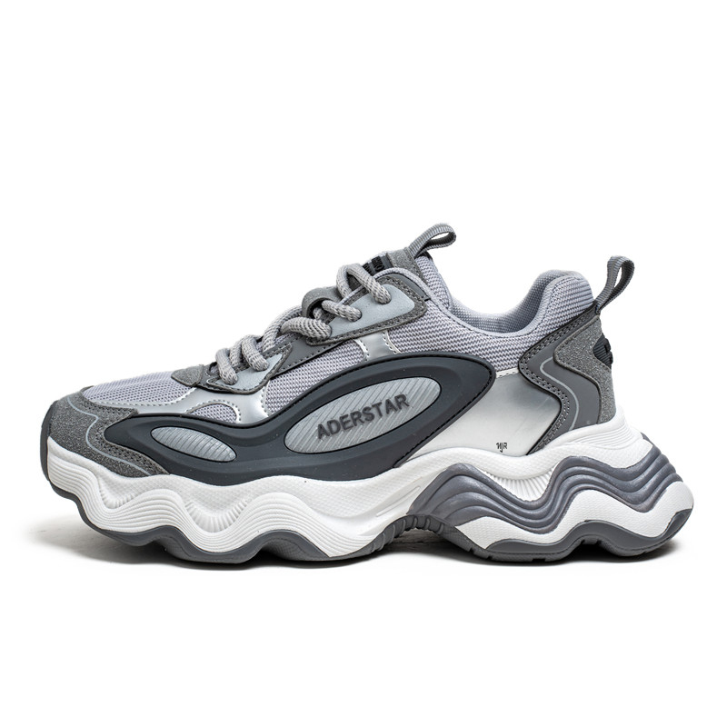 

Низкие массивные кроссовки мужские NANJIREN, Gray