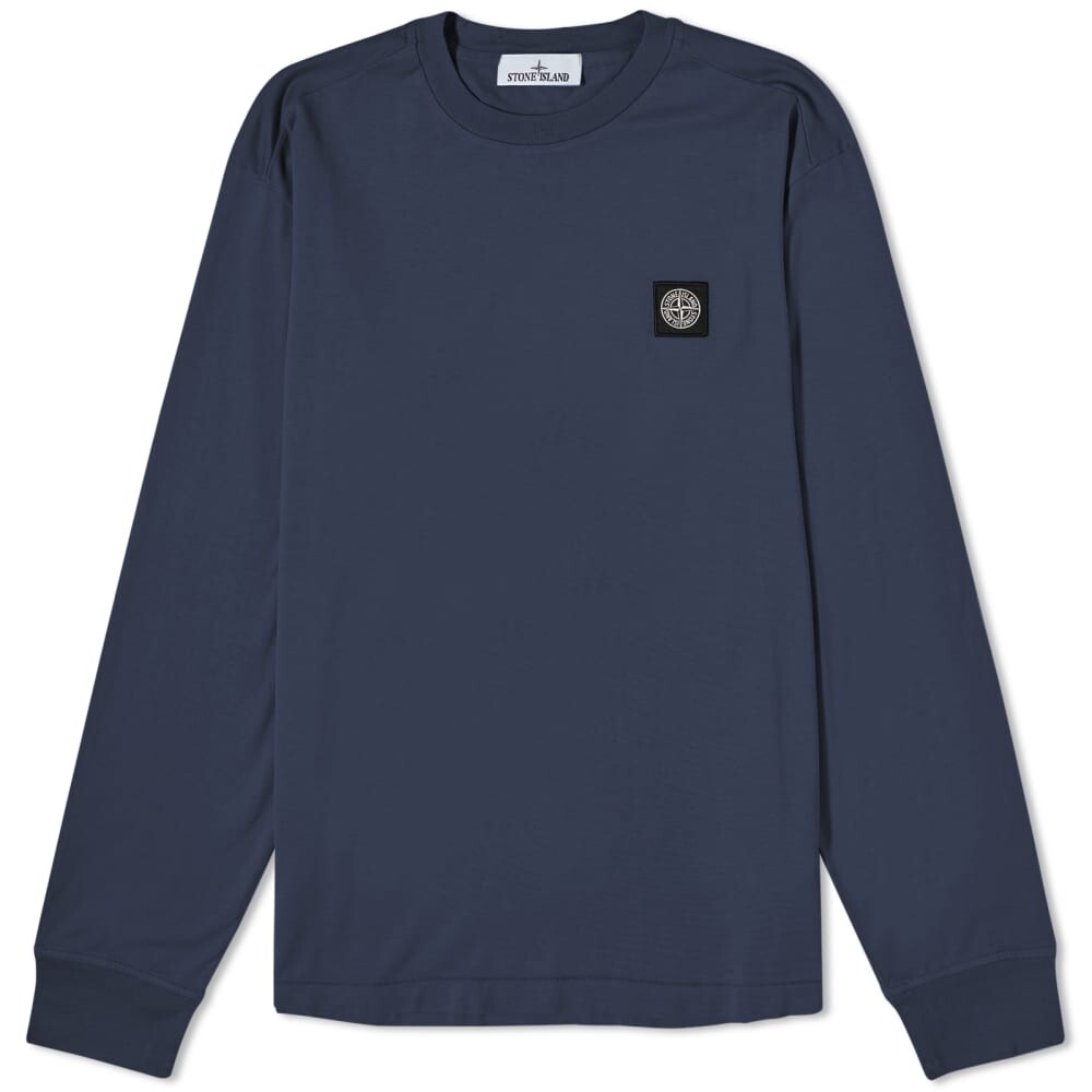 

Футболка с длинными рукавами и нашивкой Stone Island