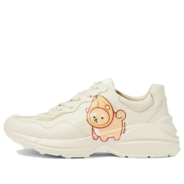

Кроссовки x pikarar rhyton sneakers 'animal print' Gucci, белый