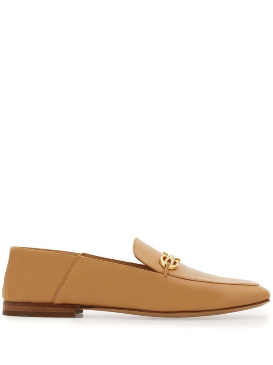 Ferragamo лоферы с декором Gancini, нейтральный цвет