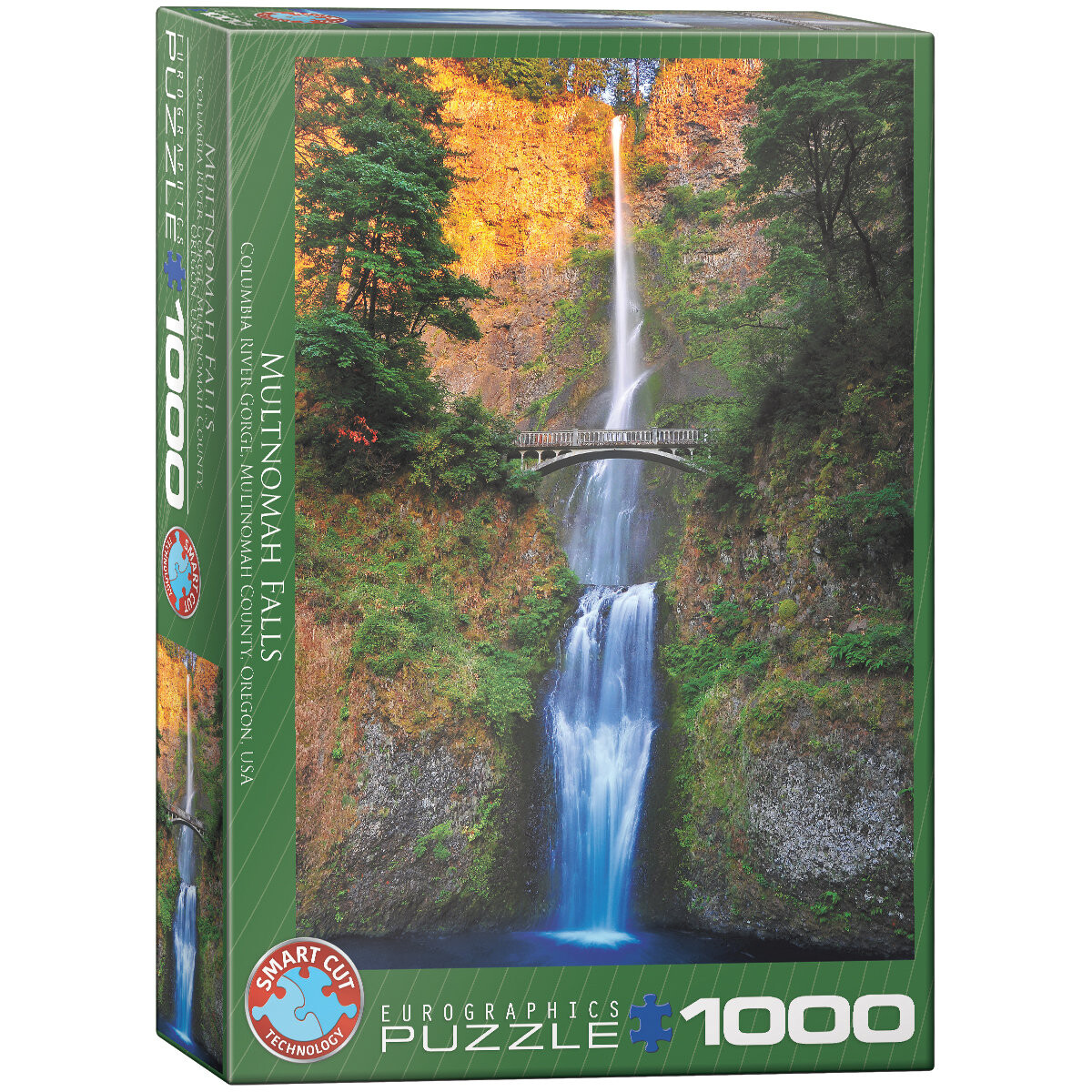 

Еврографика, пазл, Multnomah Falls Oregon, 1000 шт. EuroGraphics