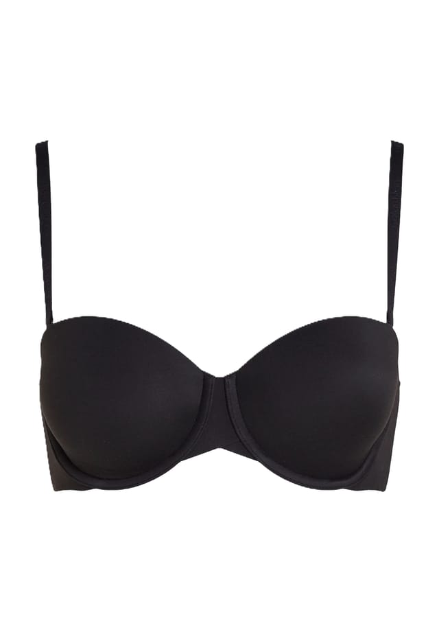 

Бюстгальтер на косточках "lightly lin" с тонкими бретельками Calvin Klein, черный