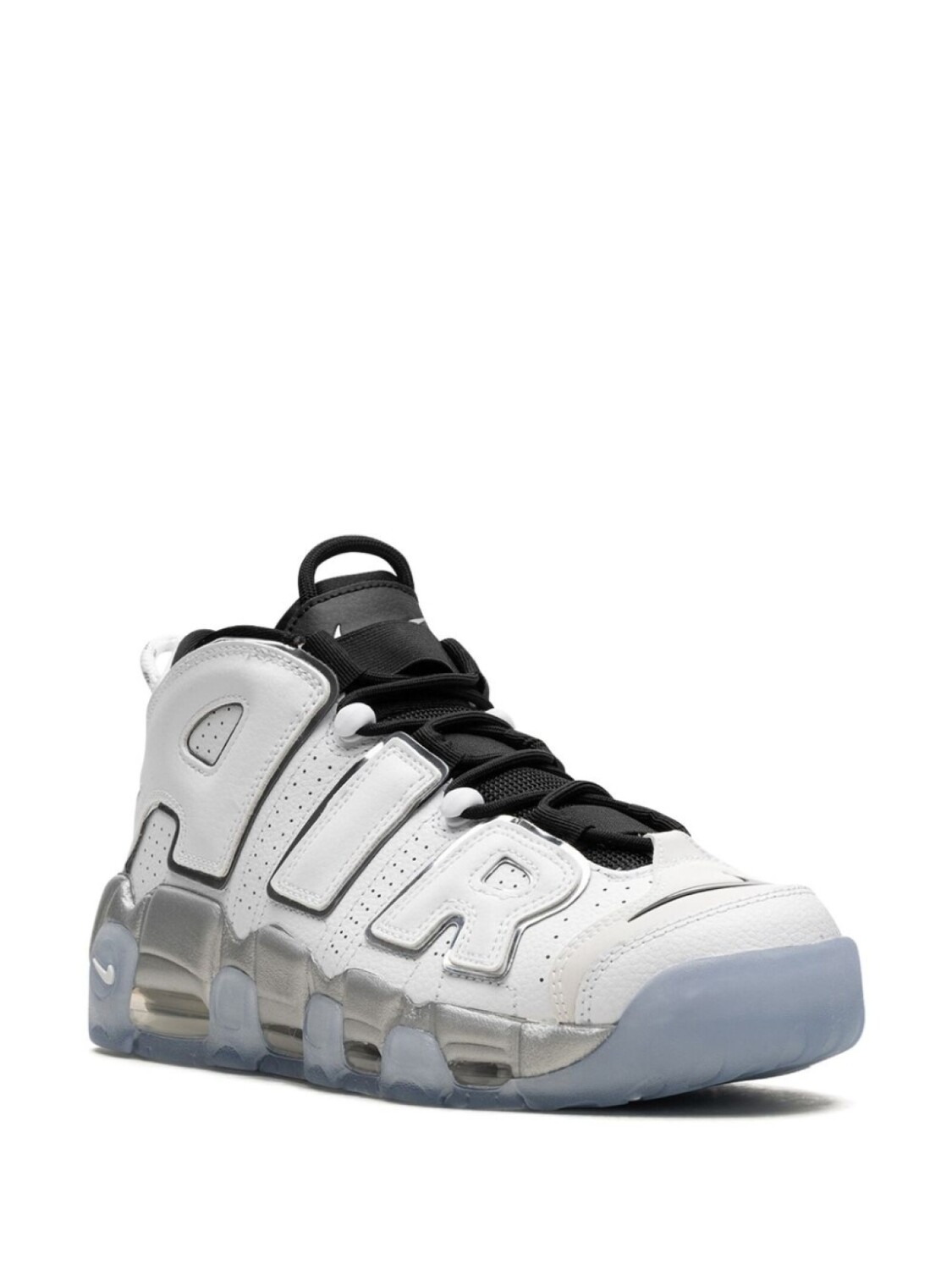 

Кроссовки Air More Uptempo White Metallic Nike, белый