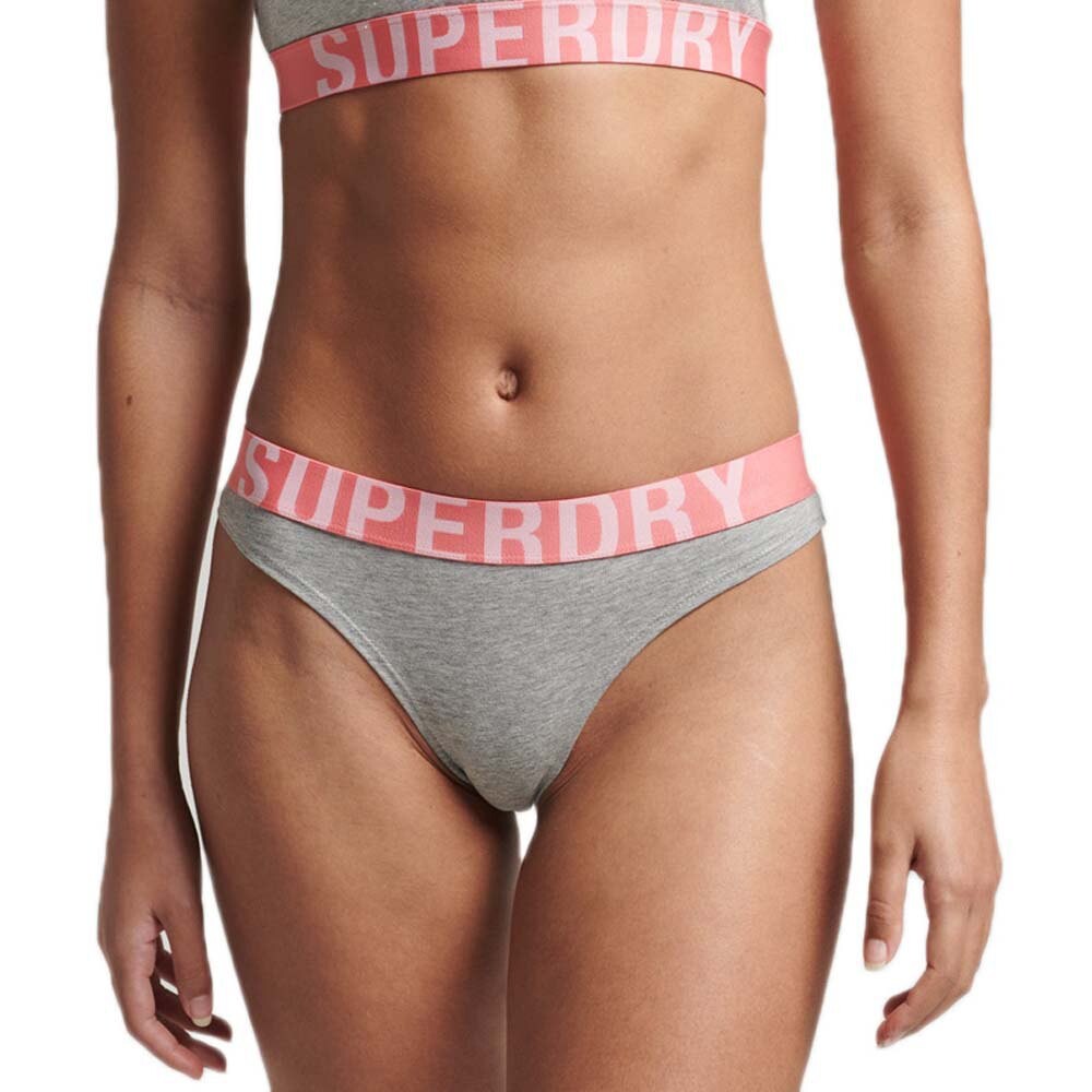

Низ бикини Superdry Large Logo NH, серый