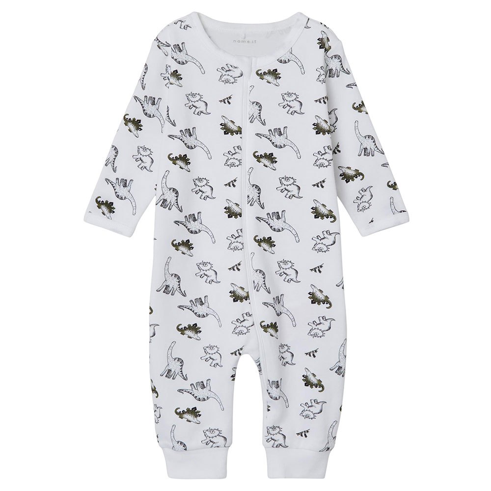 

Пижама Name It Zip Dino Baby, белый