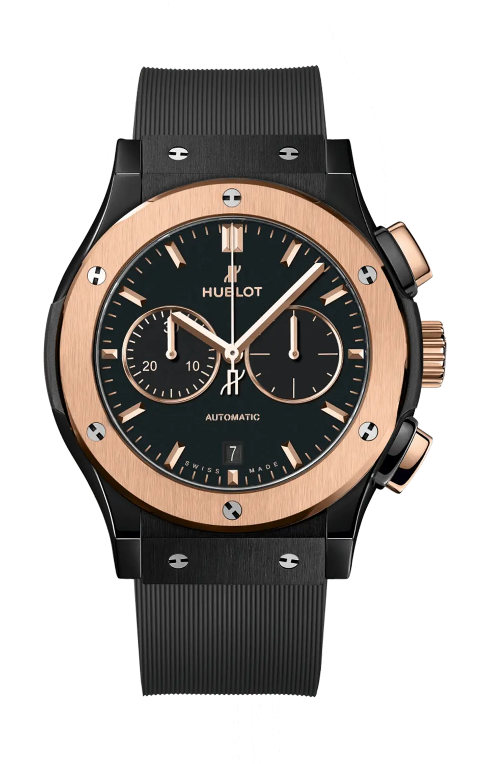 

Часы classic fusion chronograph ceramic king gold Hublot