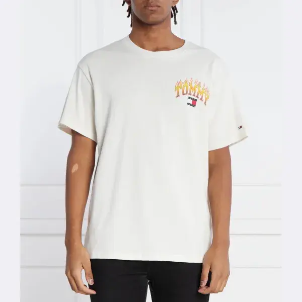 

Футболка свободного кроя Tommy Hilfiger, экрю