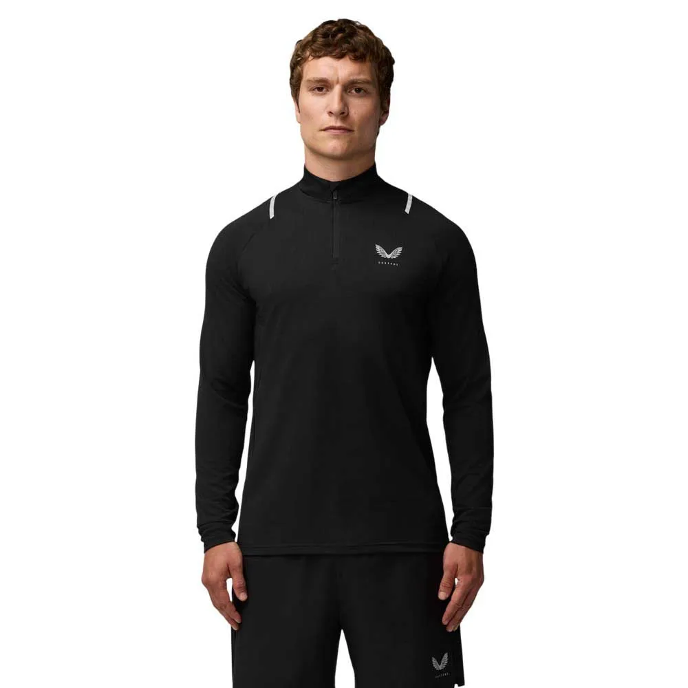 

Толстовка Castore Apex half zip, черный