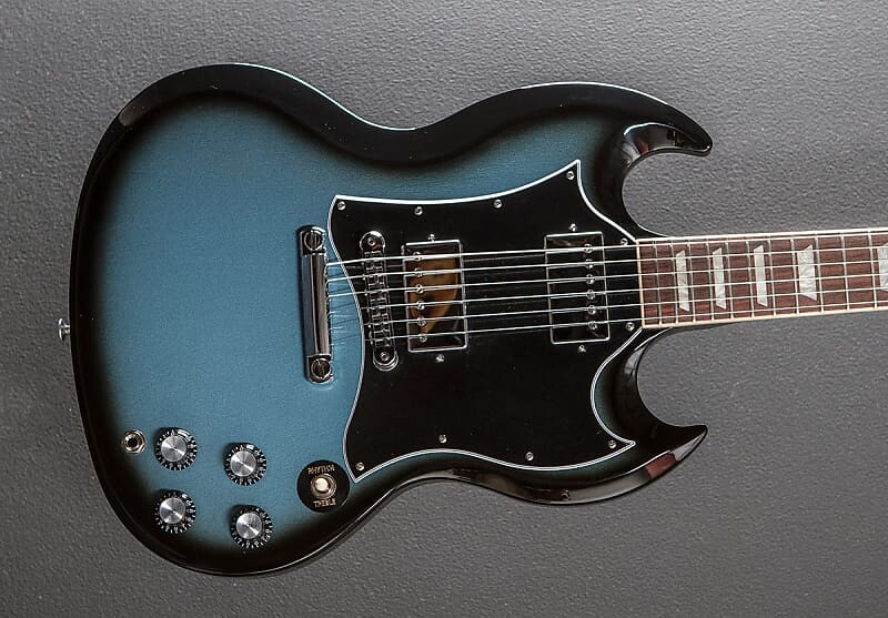 

Электрогитара Gibson USA SG Standard Blue - Pelham Blue Burst
