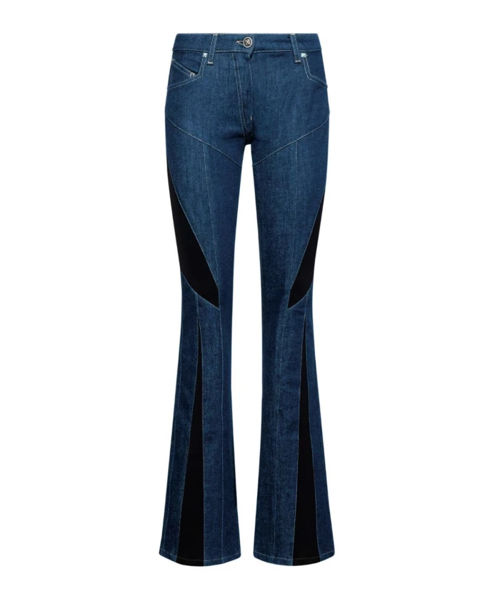 

Расклешенные брюки с вставками John Richmond, синий