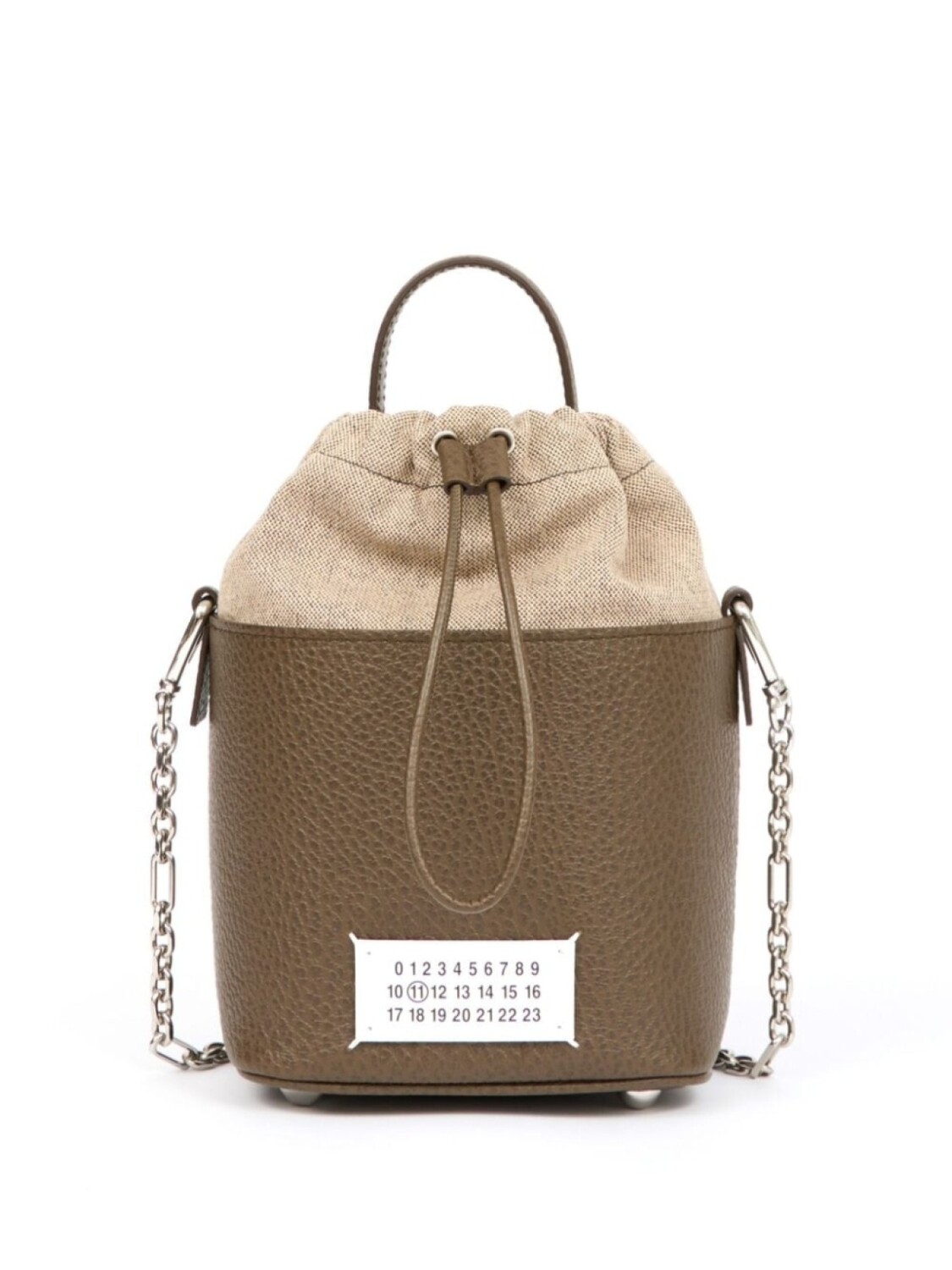 

Маленькая сумка-ведро Maison Margiela 5AC, коричневый