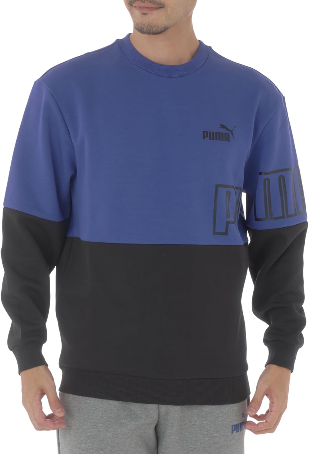 

Мужская толстовка Puma 683606 Power MX Crew, спортивная, повседневная