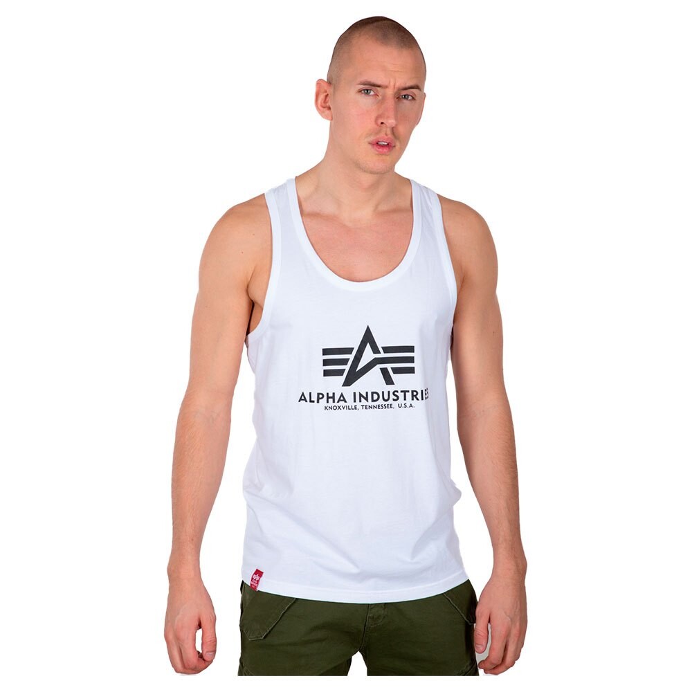 

Футболка Alpha Industries Basic BB sleeveless T-shirt, белый