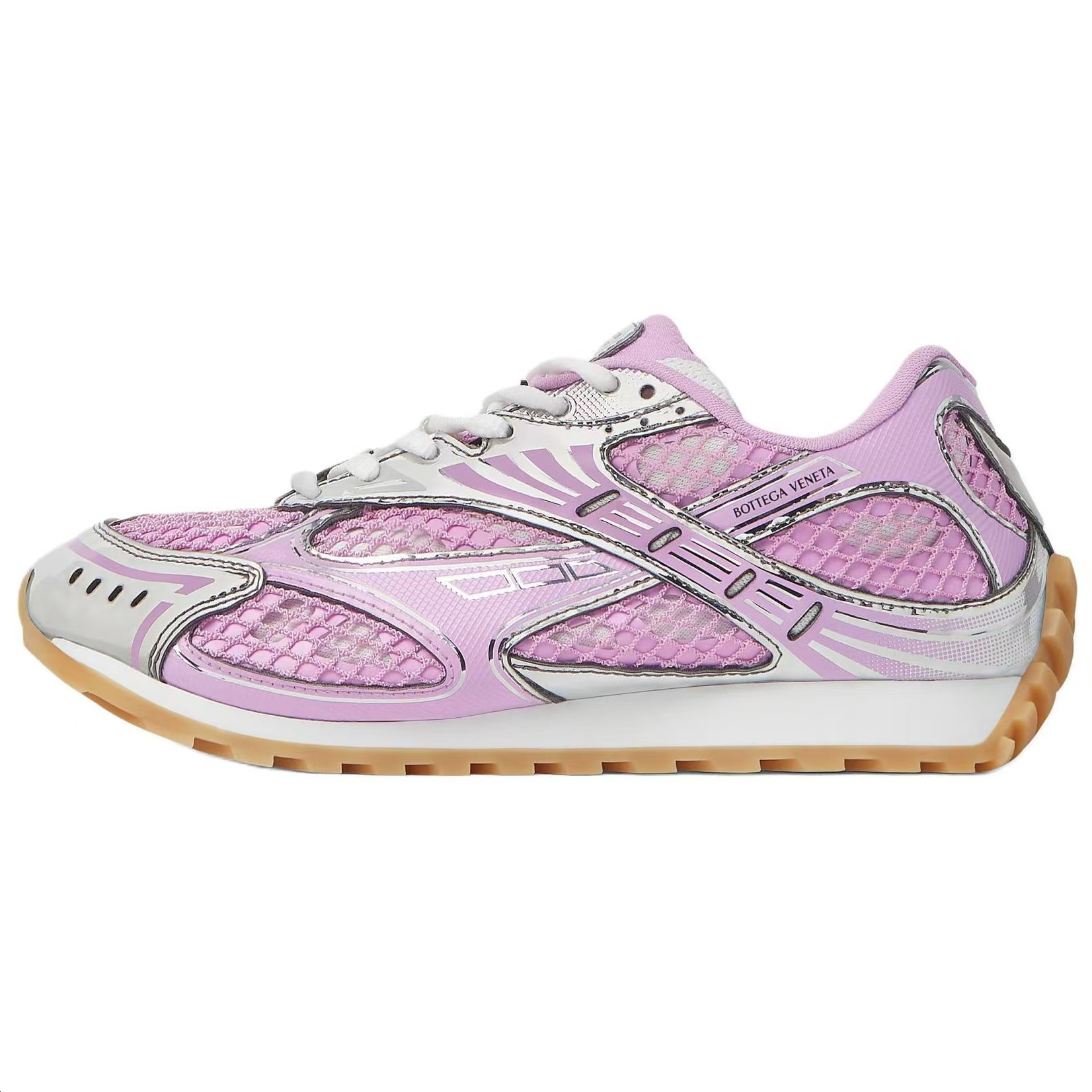 Bottega Veneta Кроссовки Orbit Gloss Silver Women's