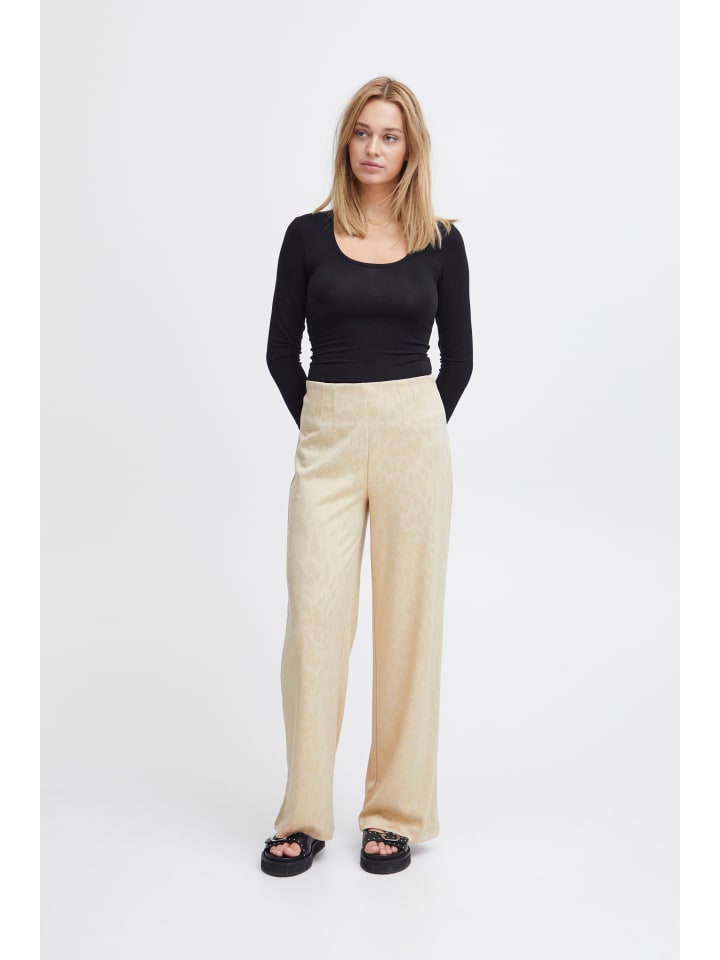 

ICHI Повседневные брюки IHKATE, стандартный крой, из оленьей кожи