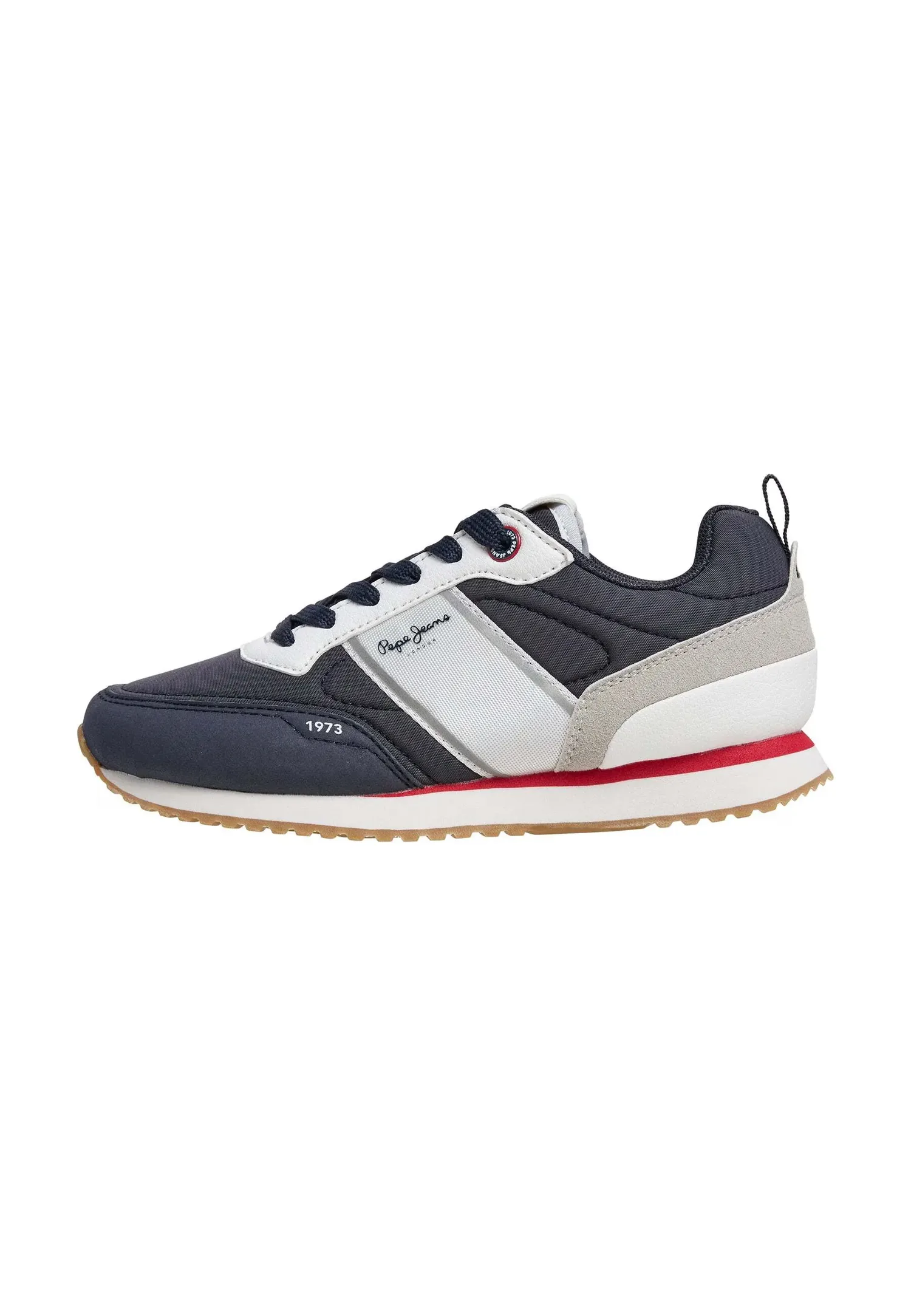 Кроссовка в стиле бег с яркими деталями Pepe Jeans, темно-синий — фото 3