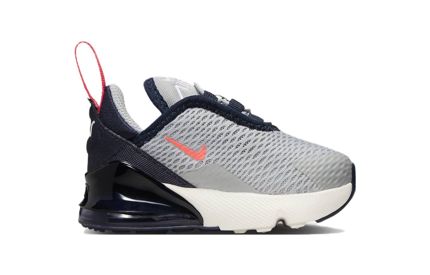 Кроссовки Nike Air Max 270 TD 'Light Smoke Grey Bright Crimson', серый/черный — фото 2