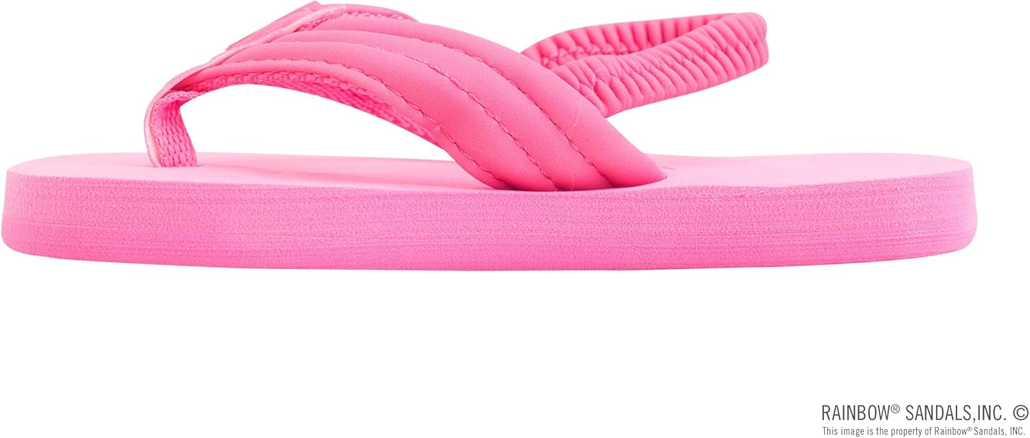 Детские сандалии Rainbow Sandals Grombow с мягкой резиновой подошвой, неопрена ремешком и задним ремешком, розовый — фото 2