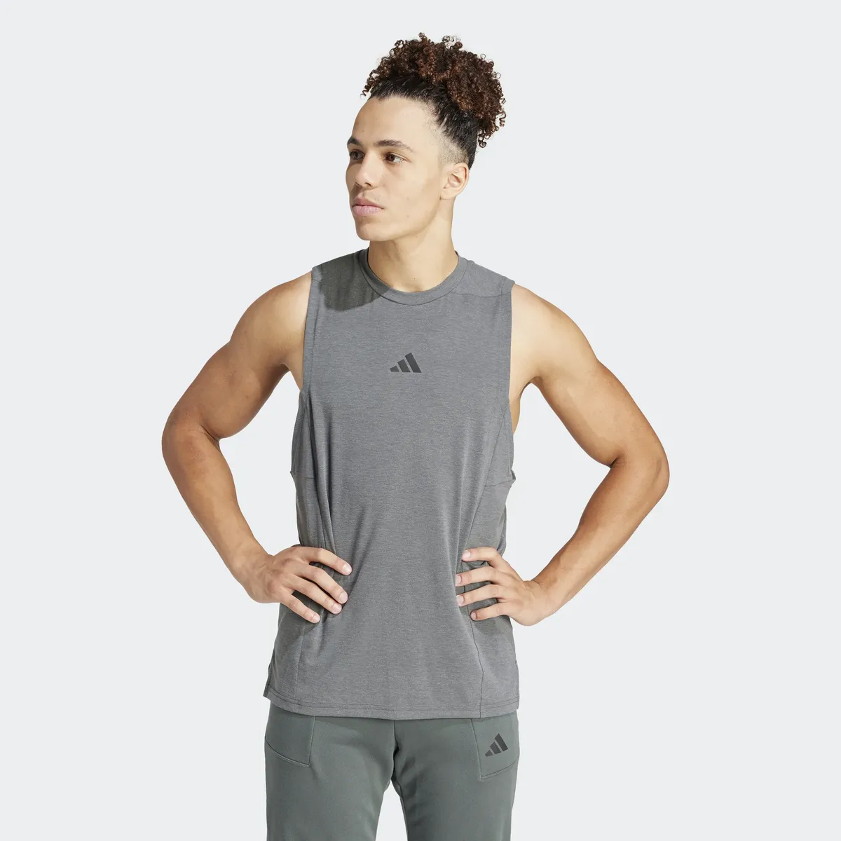 Майка adidas Performance "D4T TANK", серый