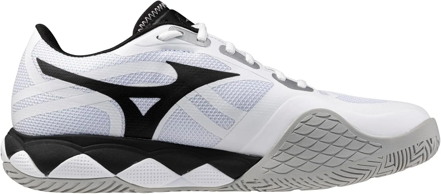 Кроссовки мужские Mizuno Wave Enforce Tour 2 AC, белый/черный — фото 3