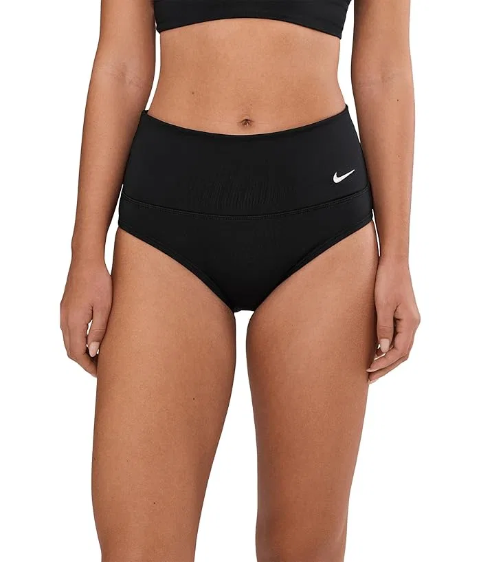 Плавки High Waist Full Bottom Nike, Black