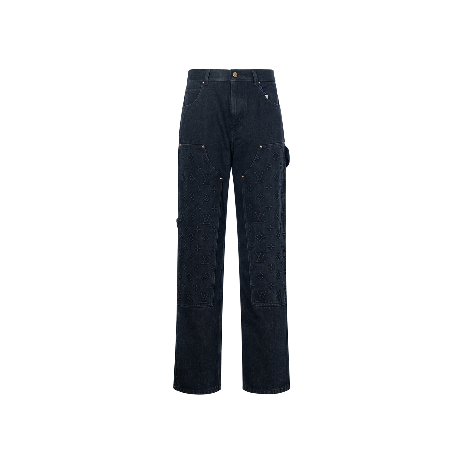 

Джинсы FW23 мужские черные LOUIS VUITTON, с подарочной сумкой