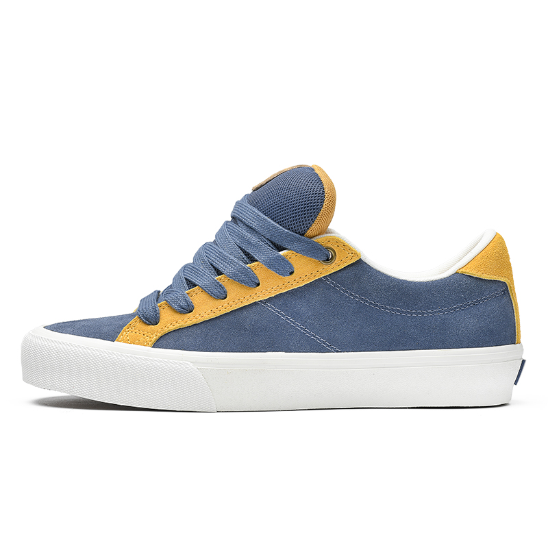 

Кроссовки GOLUCK Skateboarding Shoes Unisex Low-top Yellow, серый/синий