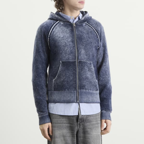 Вязаная толстовка Kupiter Acne Studios, темно-синий синий — фото 2