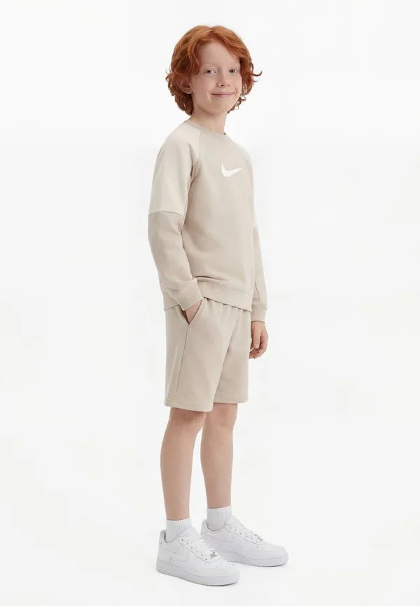 Спортивный костюм, толстовка с круглым вырезом Nike Sportswear, Cream/Light Orewood Brown/White