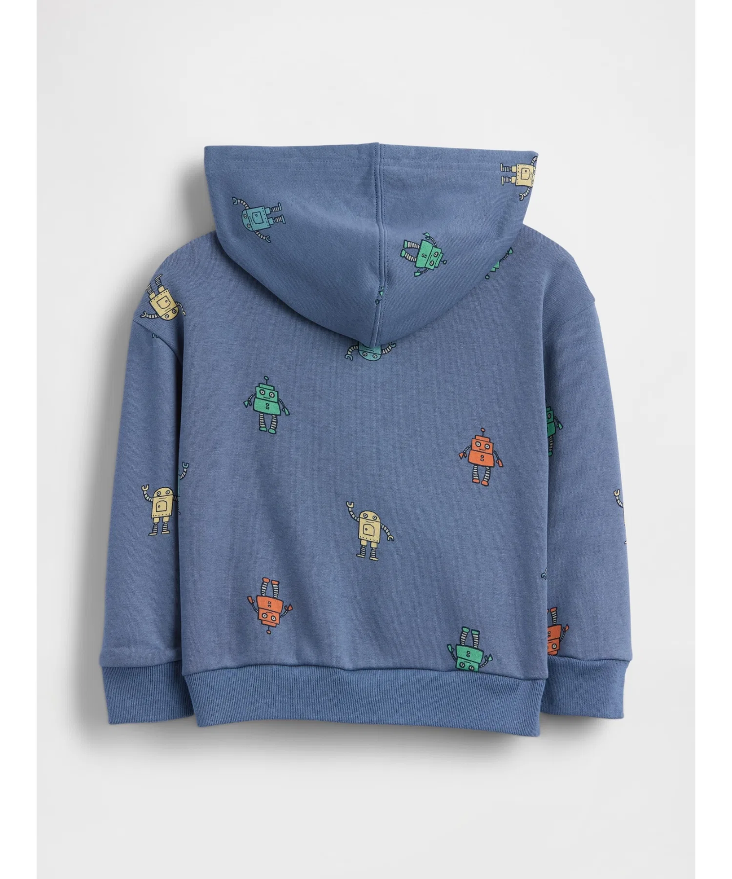 Худи babyGap свободного кроя с логотипом GAP и застежкой-молнией из французского махрового трикотажа. — фото 2