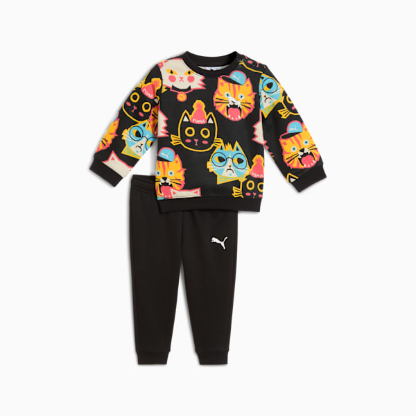 

Комплект из 2 предметов: толстовка и штаны для малышей Matching Sets Puma, черный