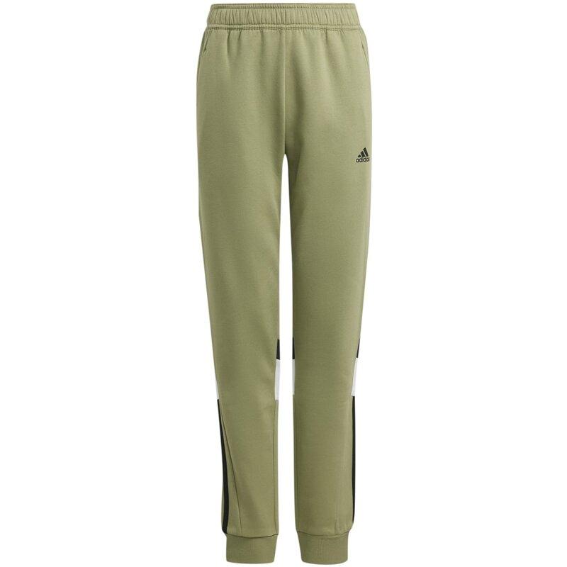 

Детские брюки Tiberio с тремя полосками и цветными блоками Adidas, мультиколор