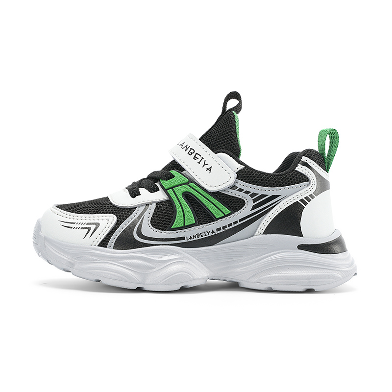 

Детские кроссовки для бега HBRK, черный/зеленый