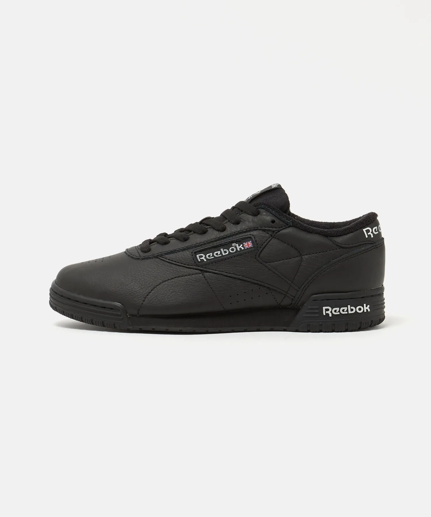 Мужские кожаные кроссовки Reebok EXOFIT чёрные