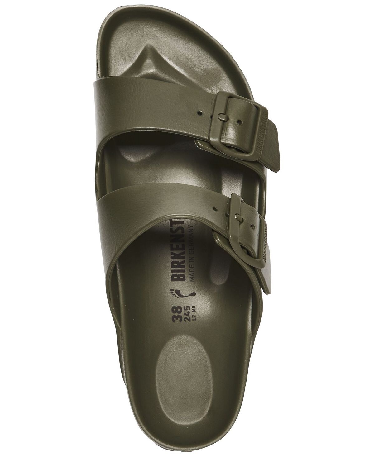 Женские сандалии Arizona Essentials из ЭВА с двумя ремешками от Finish Line Birkenstock, зеленый — фото 4