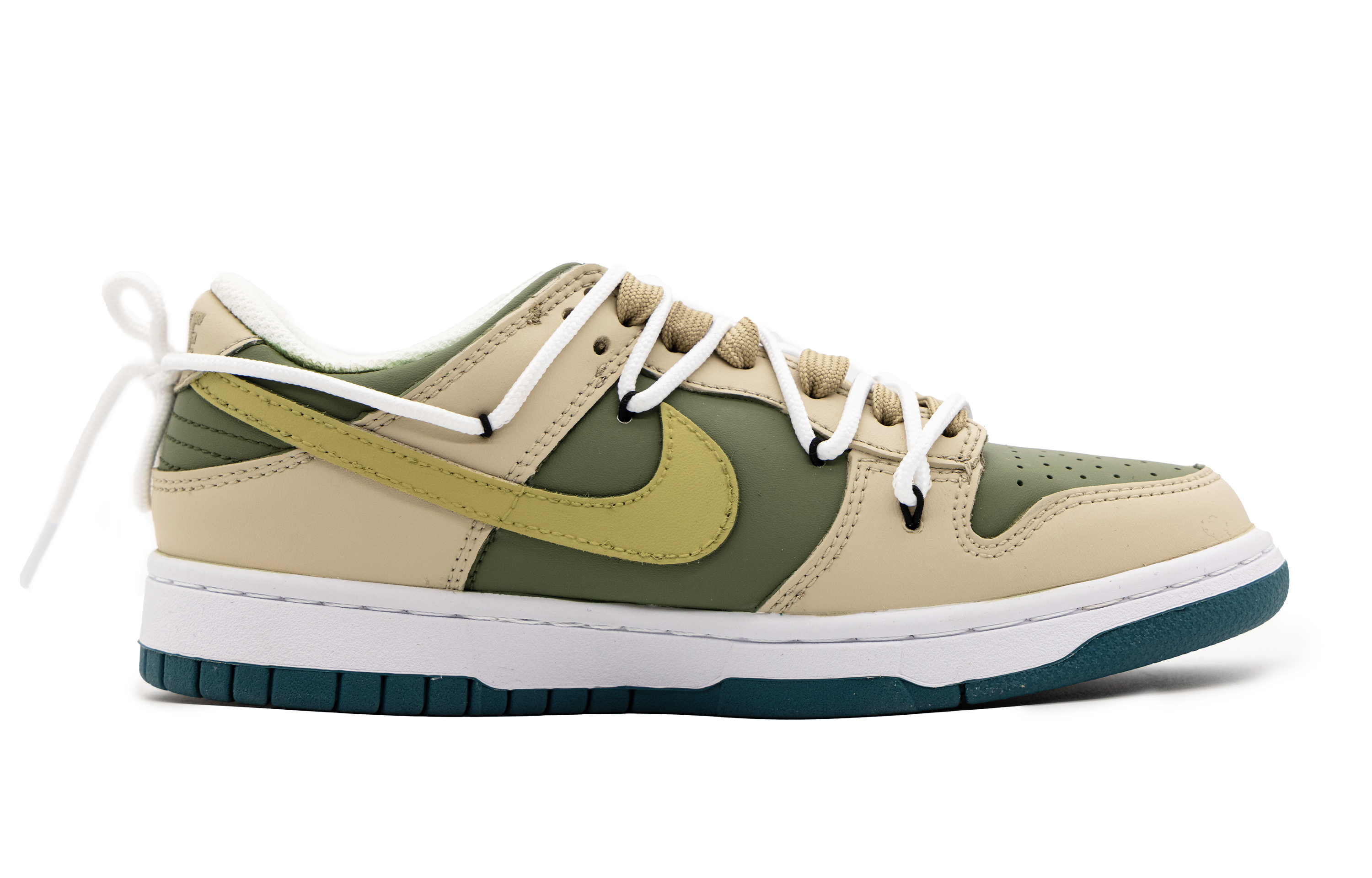 

Кроссовки Nike Dunk Skateboarding Shoes Women's Low-top Green, хаки