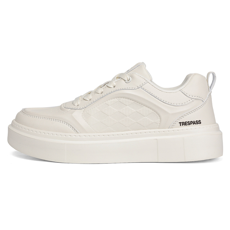 

TRESPASS Скользостойкие амортизирующие противоскользящие утолщенные низкие скейтерские кроссовки мужские Ecru, цвет Ecru