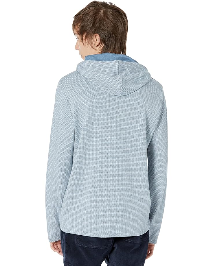 

Худи Vince Jacquard Pullover Hoodie, цвет Dark Heather Morning Blue/Dove Grey