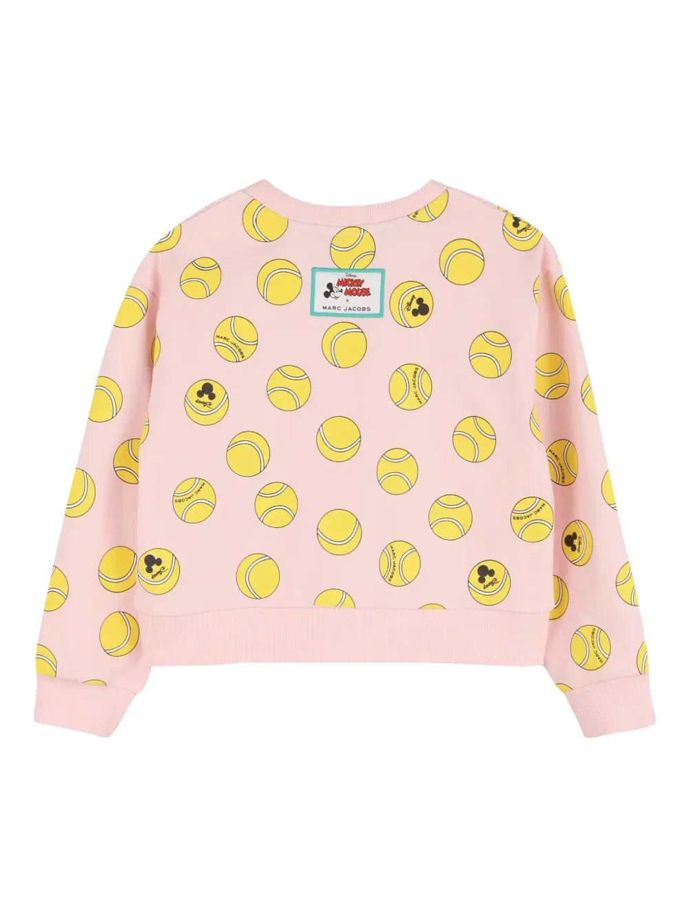 Толстовка с принтом теннисного мяча от Disney X Marc Jacobs Kids, розовый — фото 2