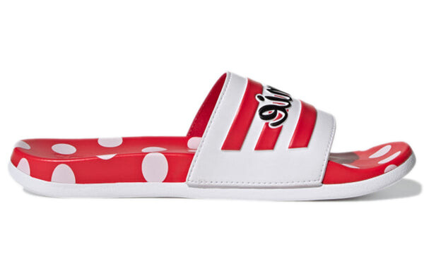 Тапочки disney x adilette comfort slide 'minnie mouse' Adidas, белый — фото 3