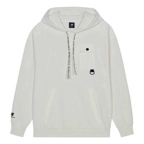 

Толстовка New Balance Men's New Balance Solid Color Casual Hooded Pullover Long Sleeves White, белый