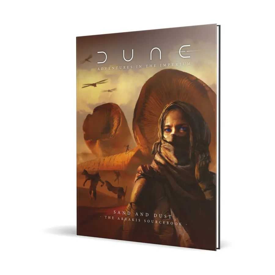 

Dune - Sand and Dust Arrakis Sourcebook, Dune Role Playing Games (Modiphius Entertainment), твердый переплет