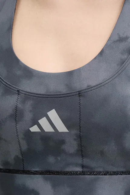 Спортивный бюстгальтер со средним уровнем поддержки Adidas Performance, серый — фото 4