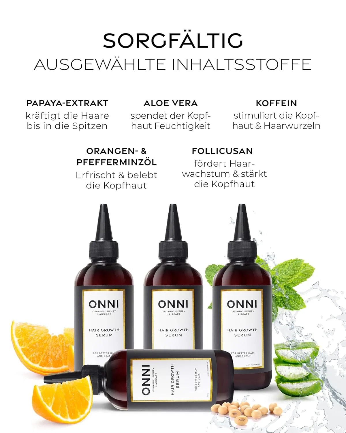 Сыворотка для роста волос «ONNI Hair Serum» 100 мл Onni — фото 4