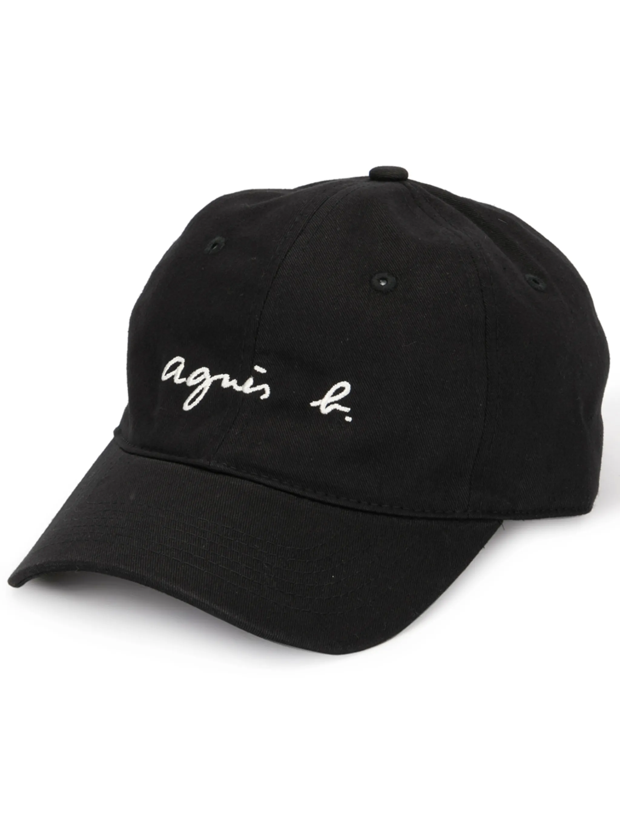 

Кепка с вышитым логотипом Agnès B., черный