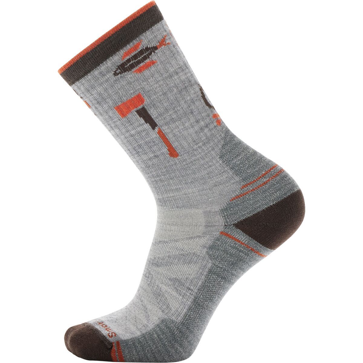 

Легкие походные носки с амортизацией Camp Gear Crew Smartwool, серый